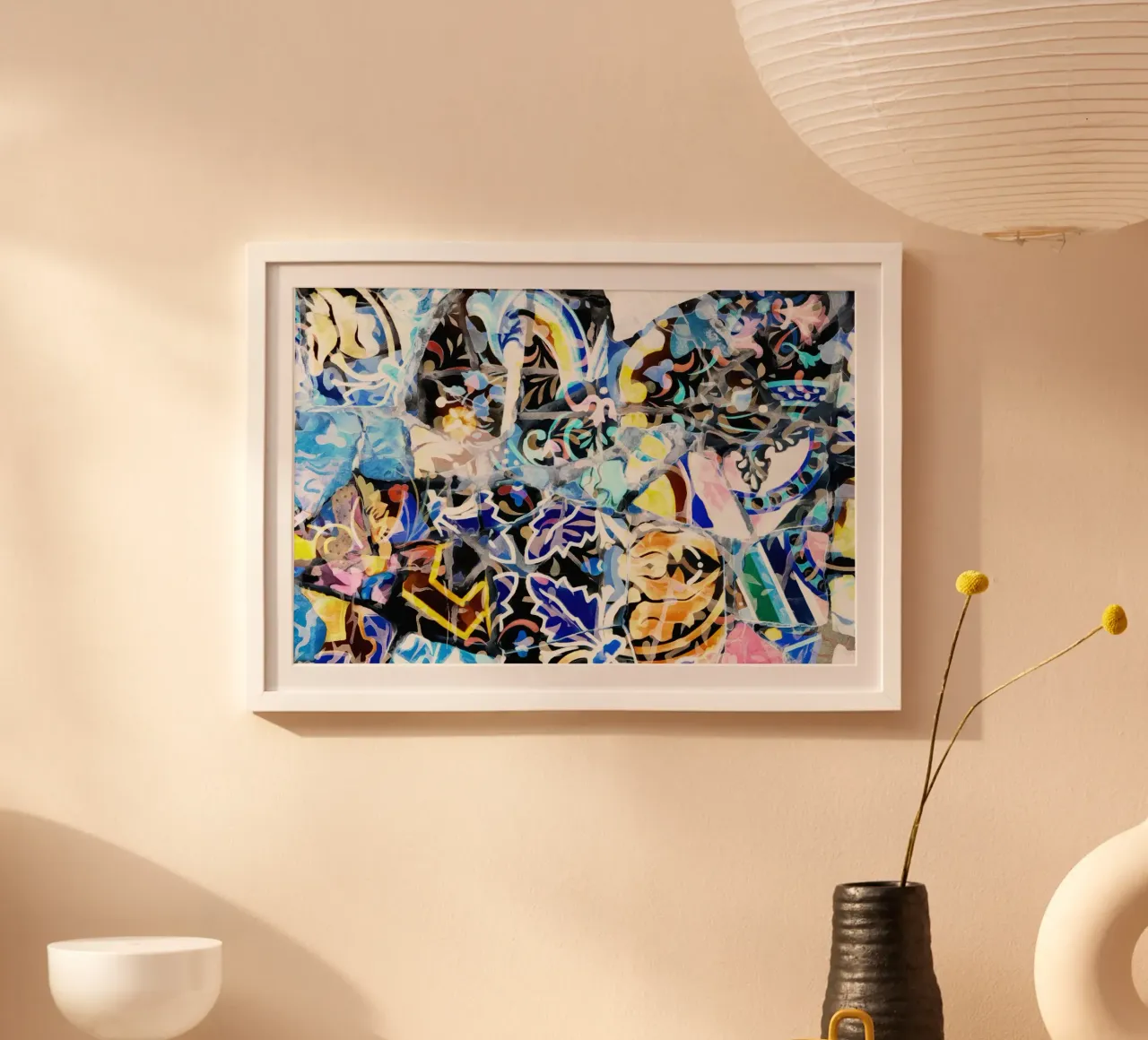 Mosaico di Barcellona 08 poster da amini54