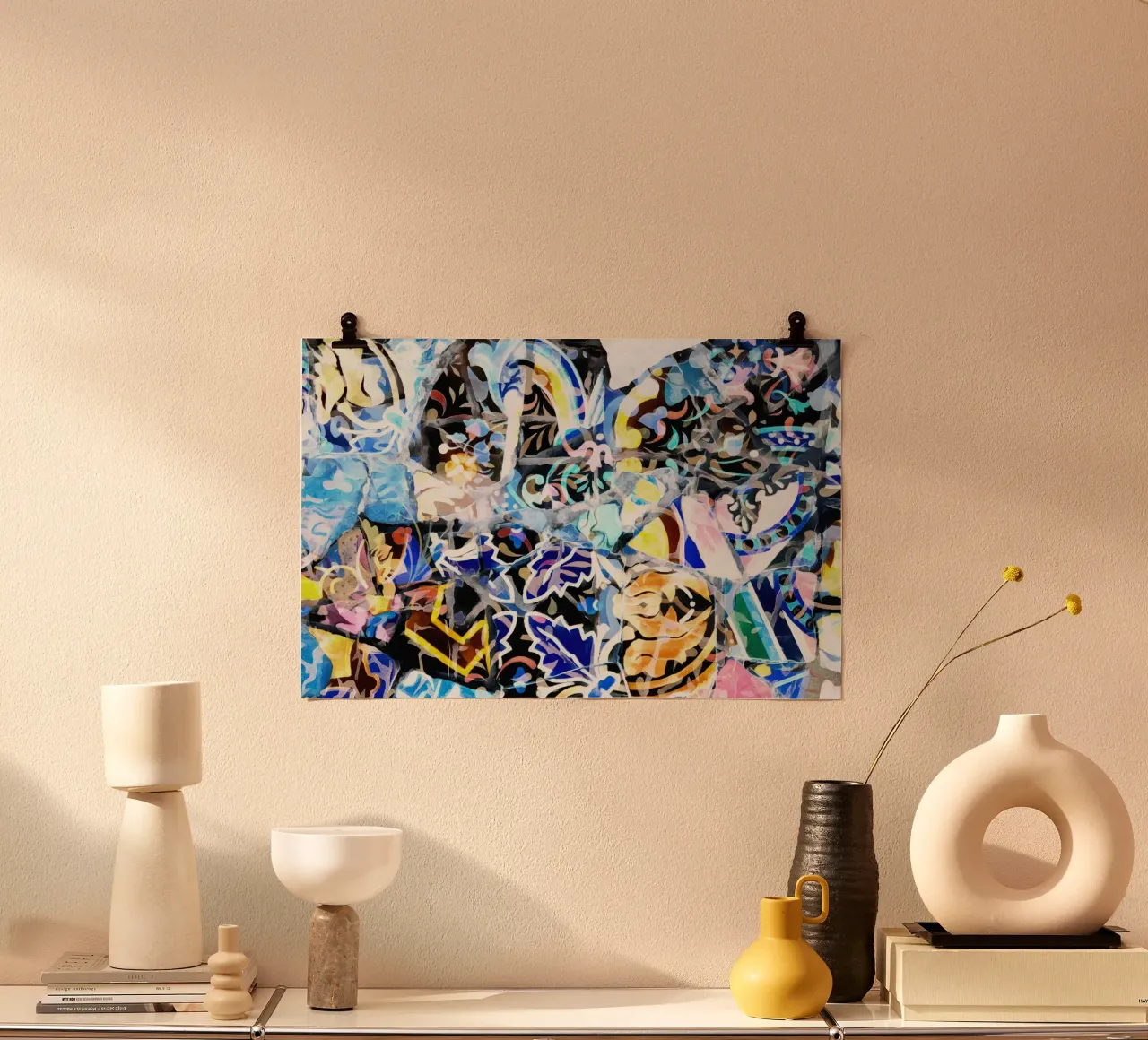 Mosaico di Barcellona 08 poster da amini54