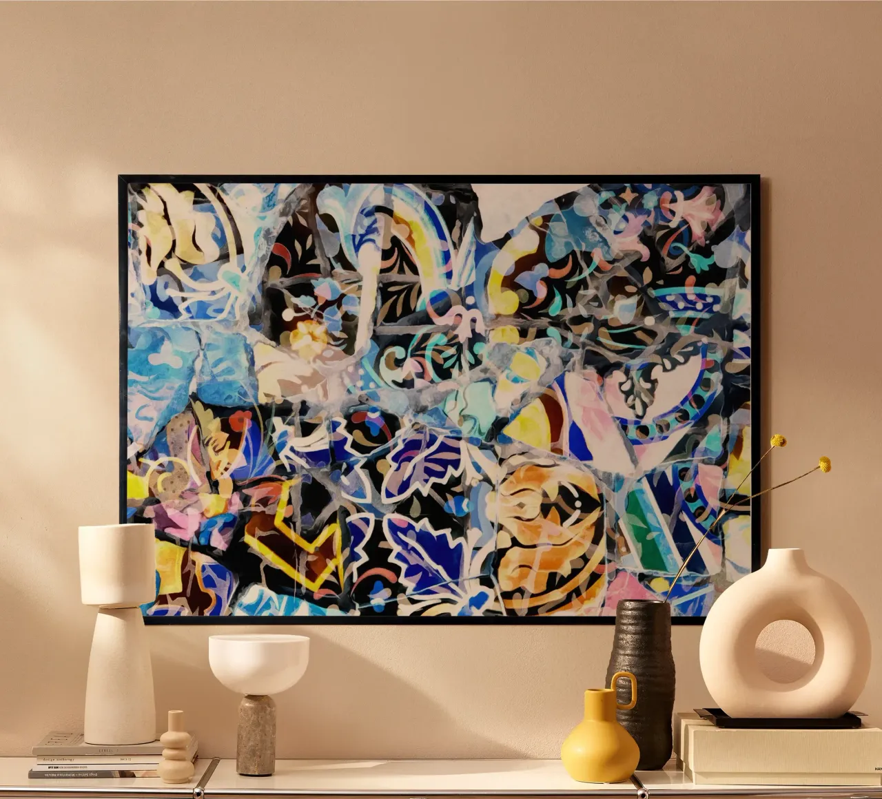 Mosaico di Barcellona 08 poster da amini54