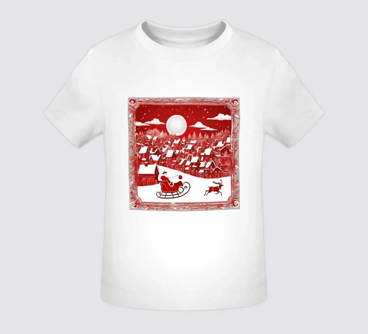 Natale 4 maglietta neonato da Rezh creations