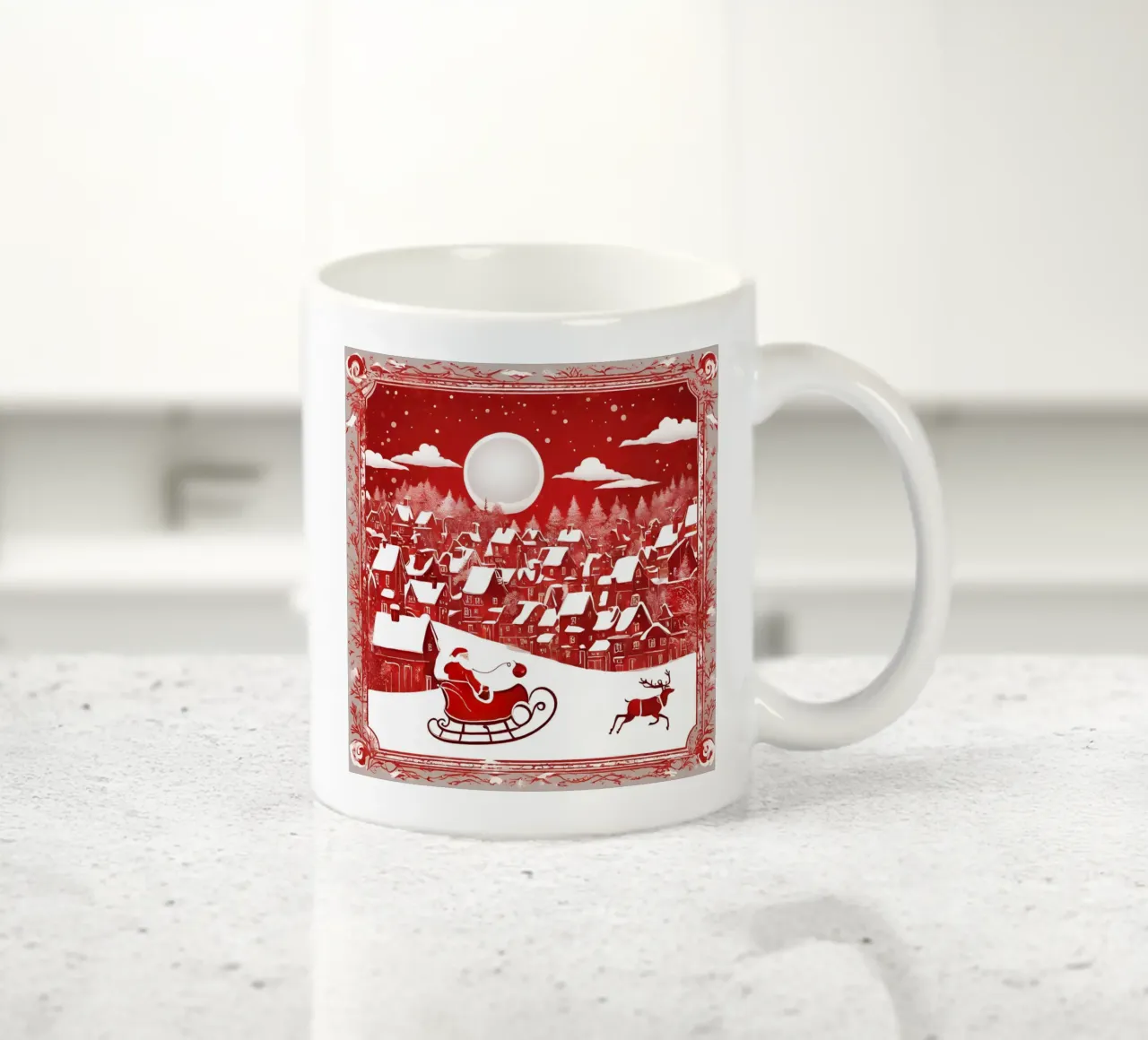 Natale 4 tazza in ceramica da Rezh creations