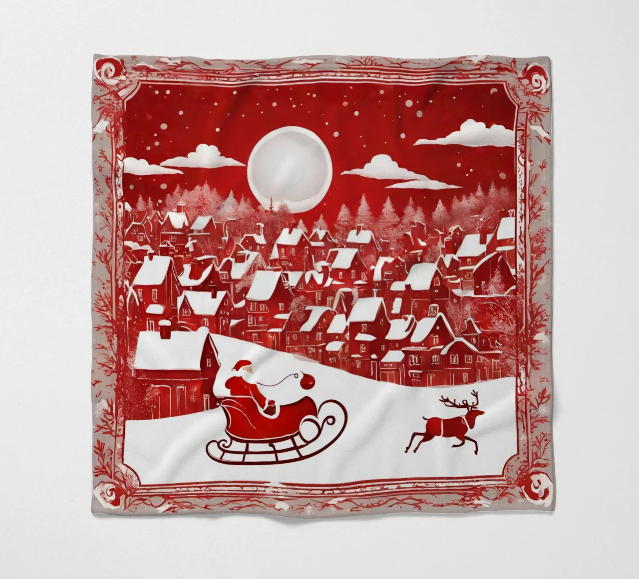 Natale 4 coperta in pile da Rezh creations