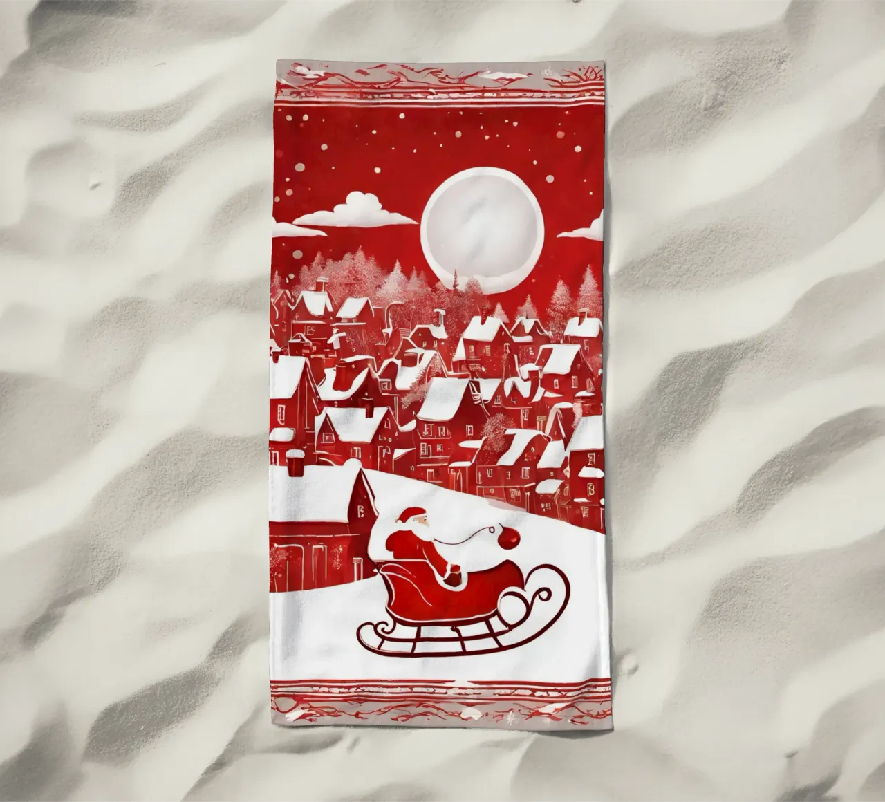 Natale 4 telo mare da Rezh creations