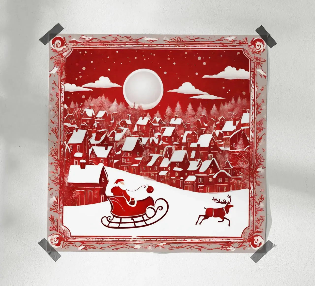 Natale 4 carta hahnemühle da Rezh creations