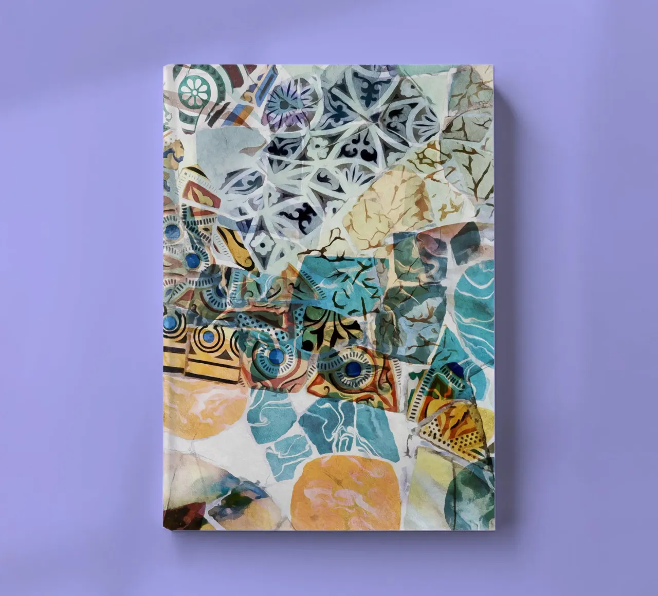 Mosaic of Barcelona 09 notebook by amini54