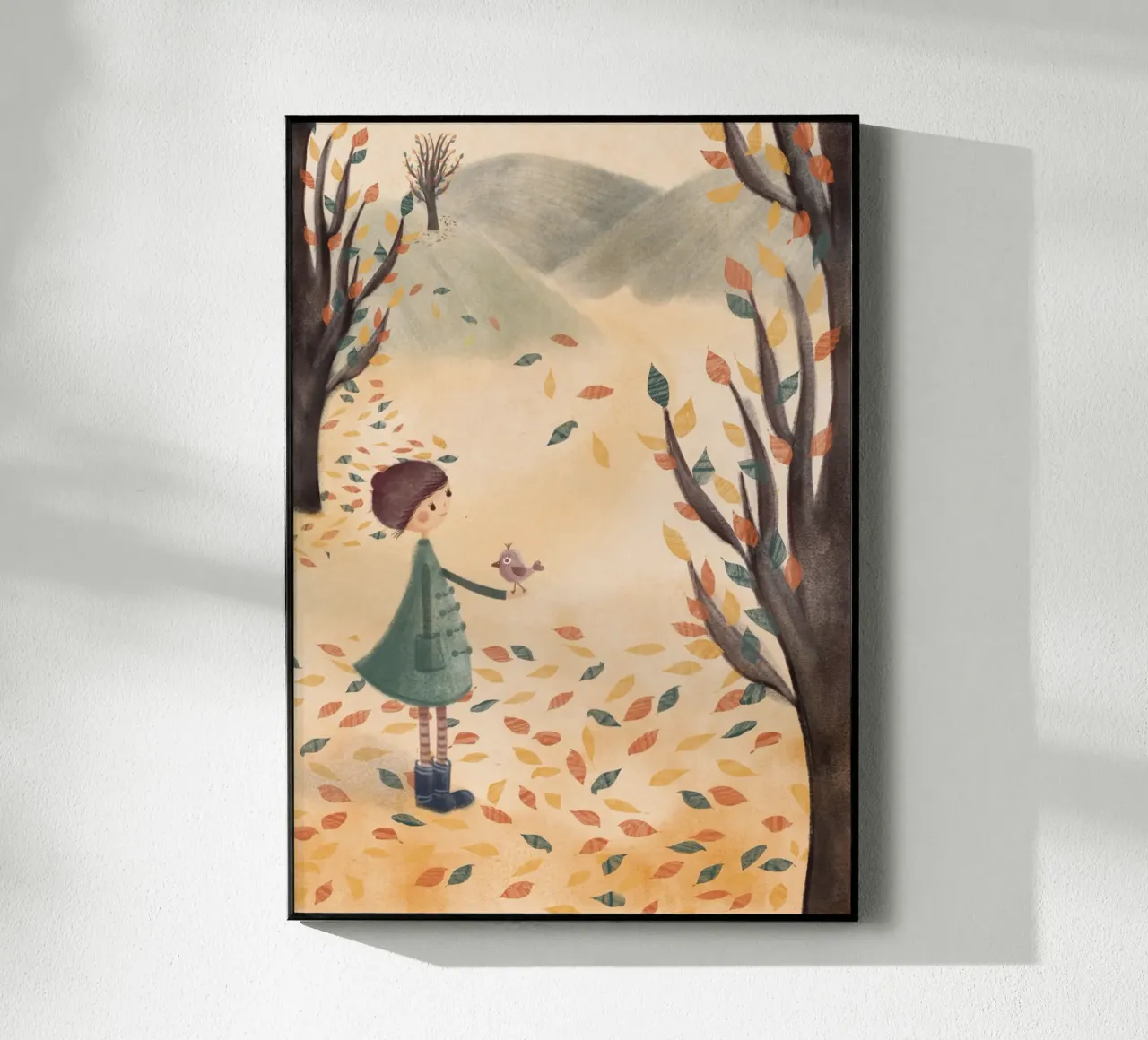 AUTUMN plexiglass da Inge Hauser Illustration