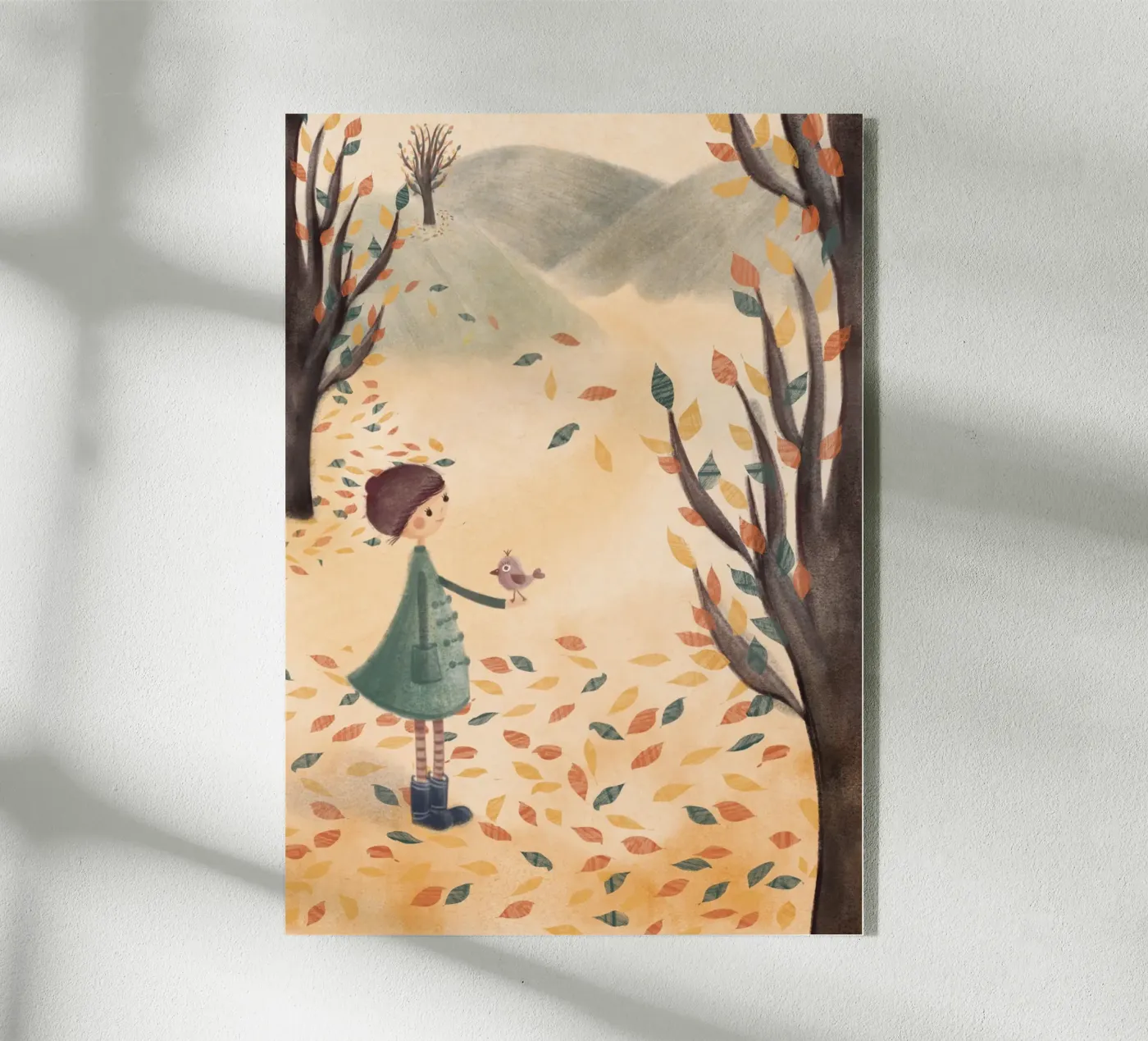 AUTUMN Acryl-Glas von Inge Hauser Illustration