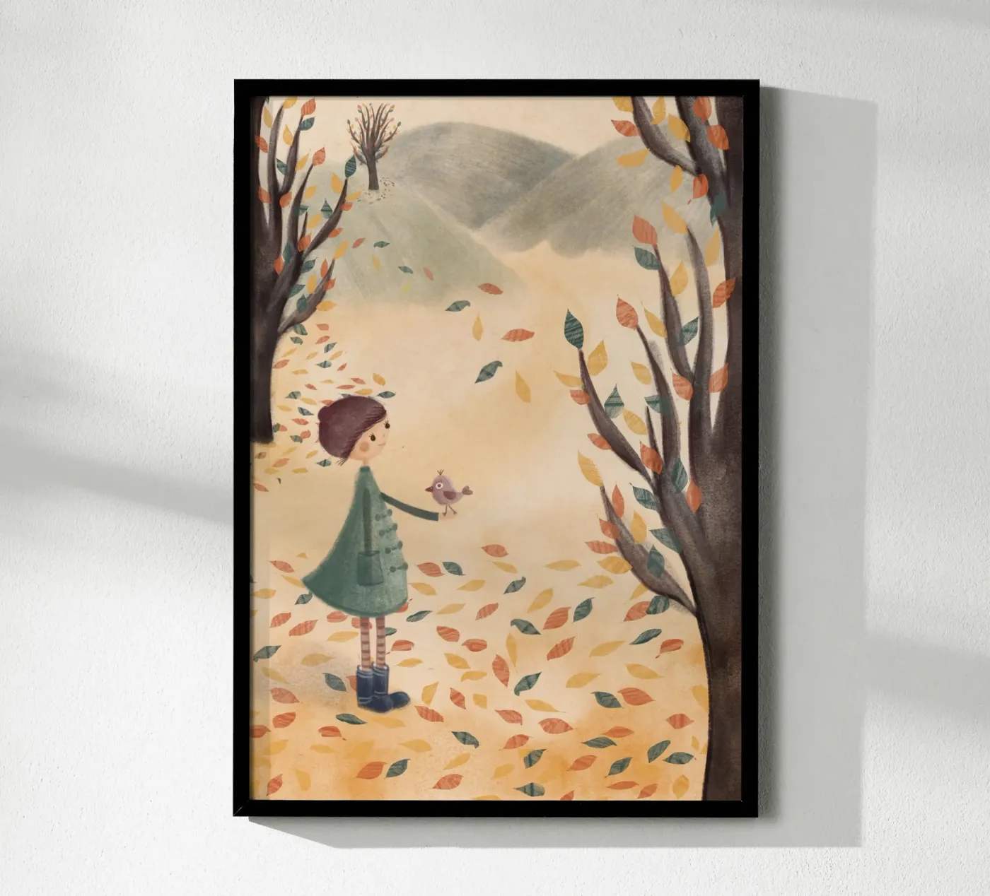 AUTUMN poster by Inge Hauser Illustration