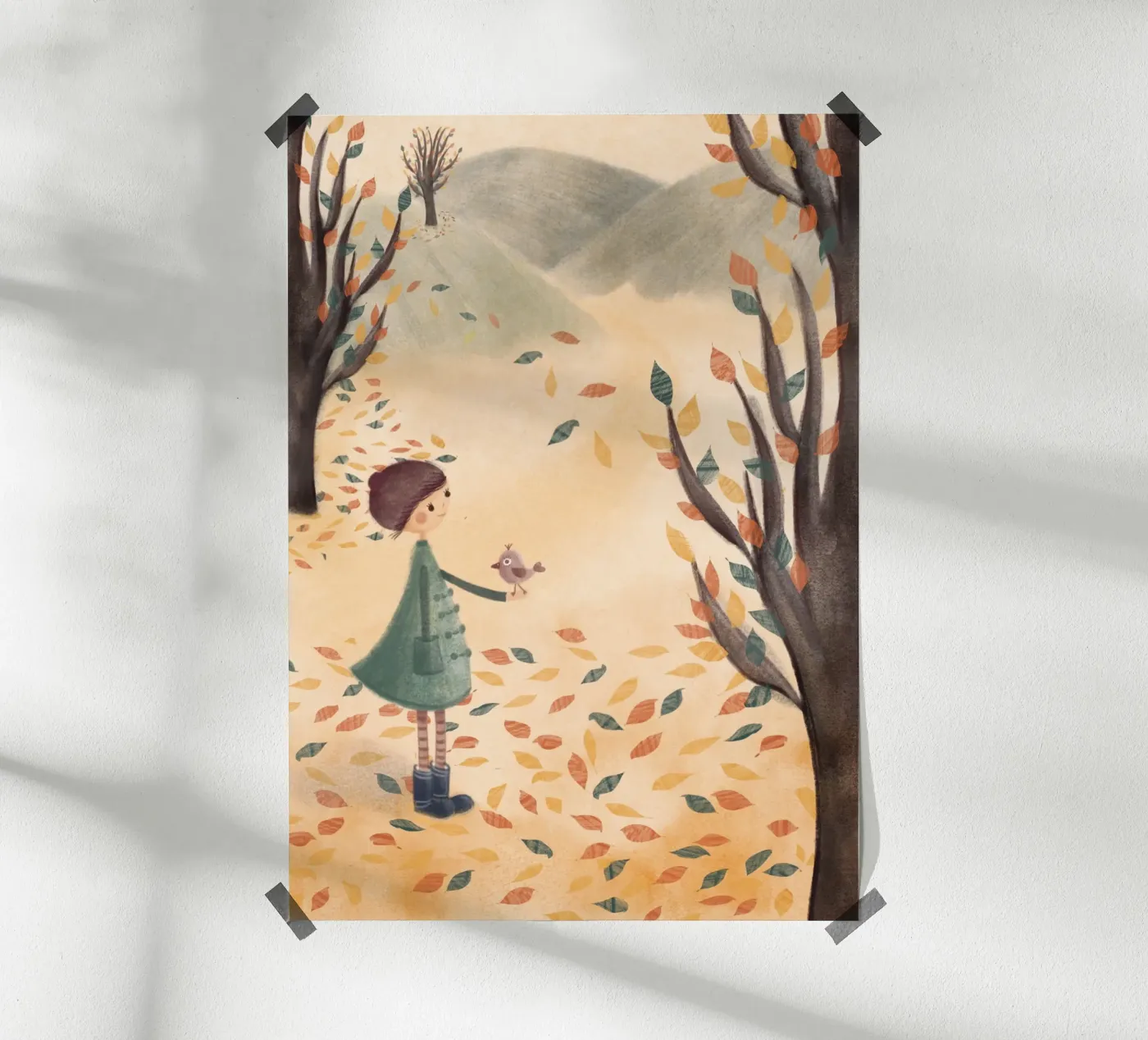 AUTUMN poster by Inge Hauser Illustration