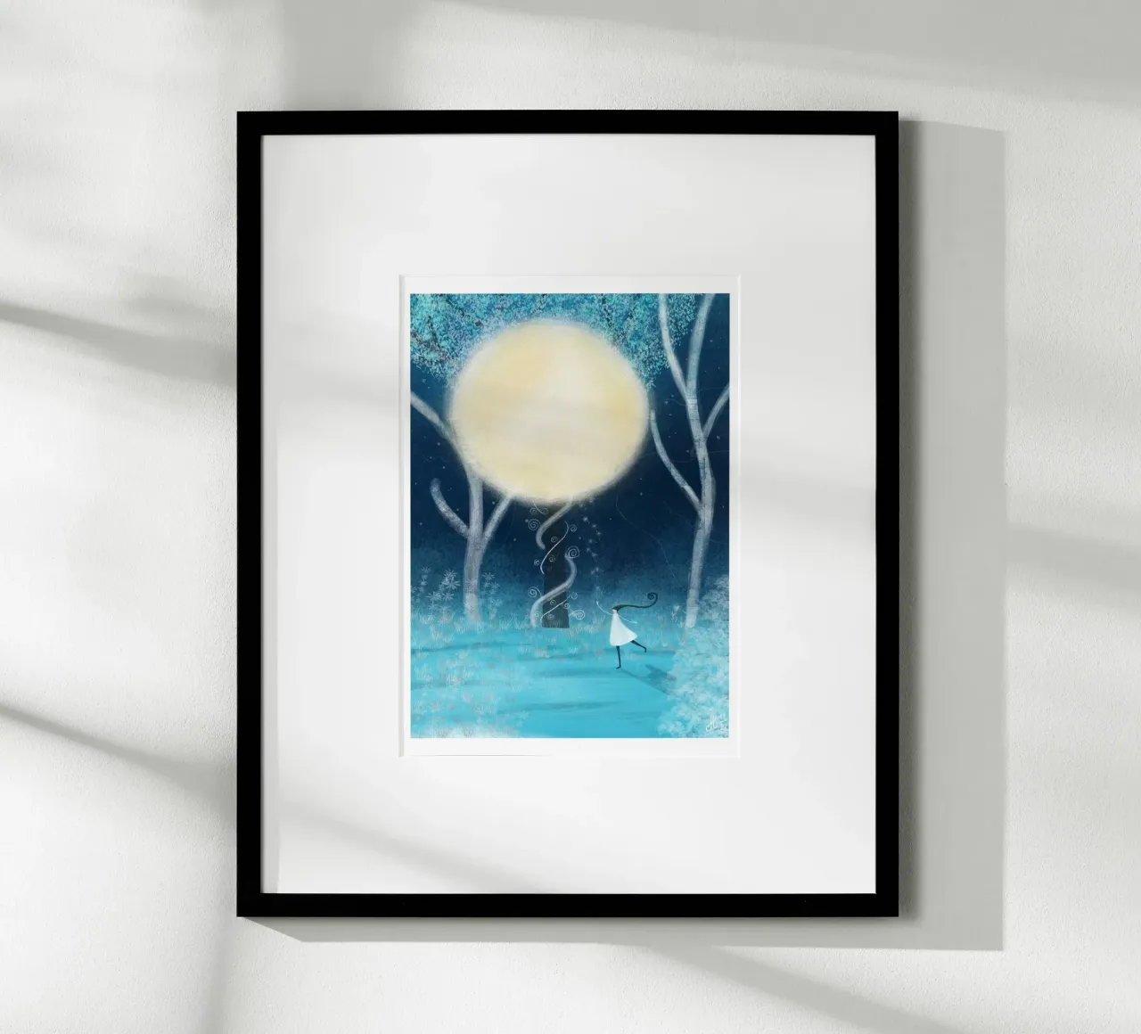 DANZA SOTTO LA LUNA poster da Inge Hauser Illustration