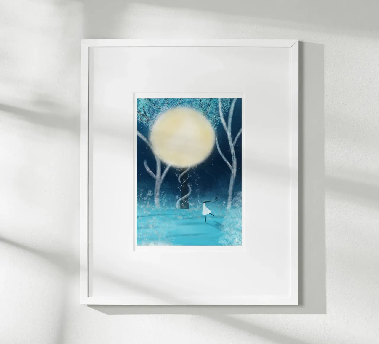 DANZA SOTTO LA LUNA poster da Inge Hauser Illustration
