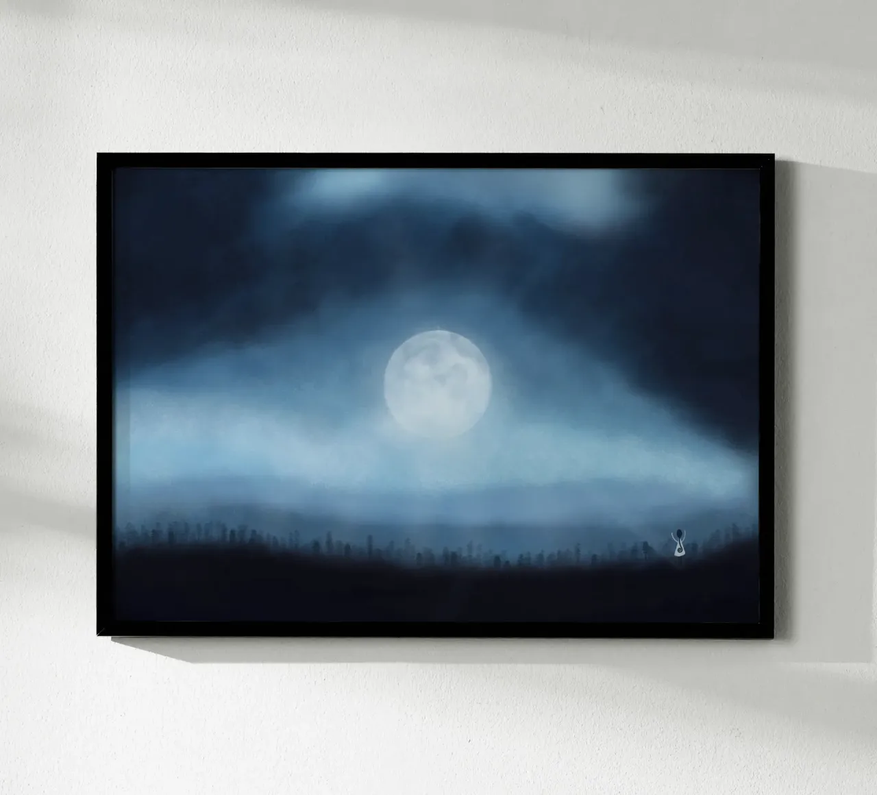 LUNA PIENA poster da Inge Hauser Illustration