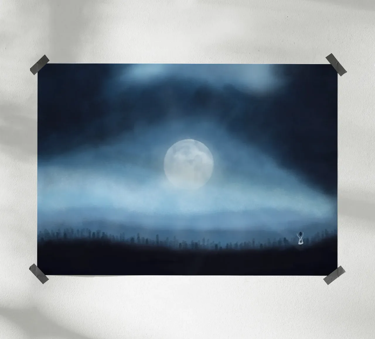 FULL MOON poster da Inge Hauser Illustration