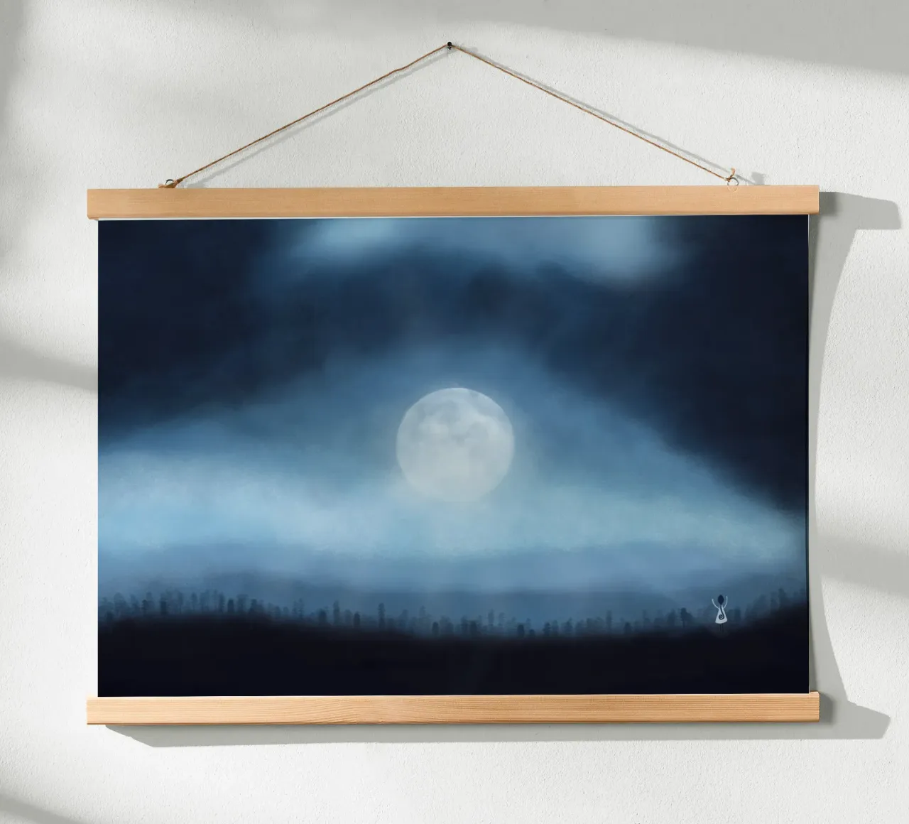 LUNA PIENA poster da Inge Hauser Illustration