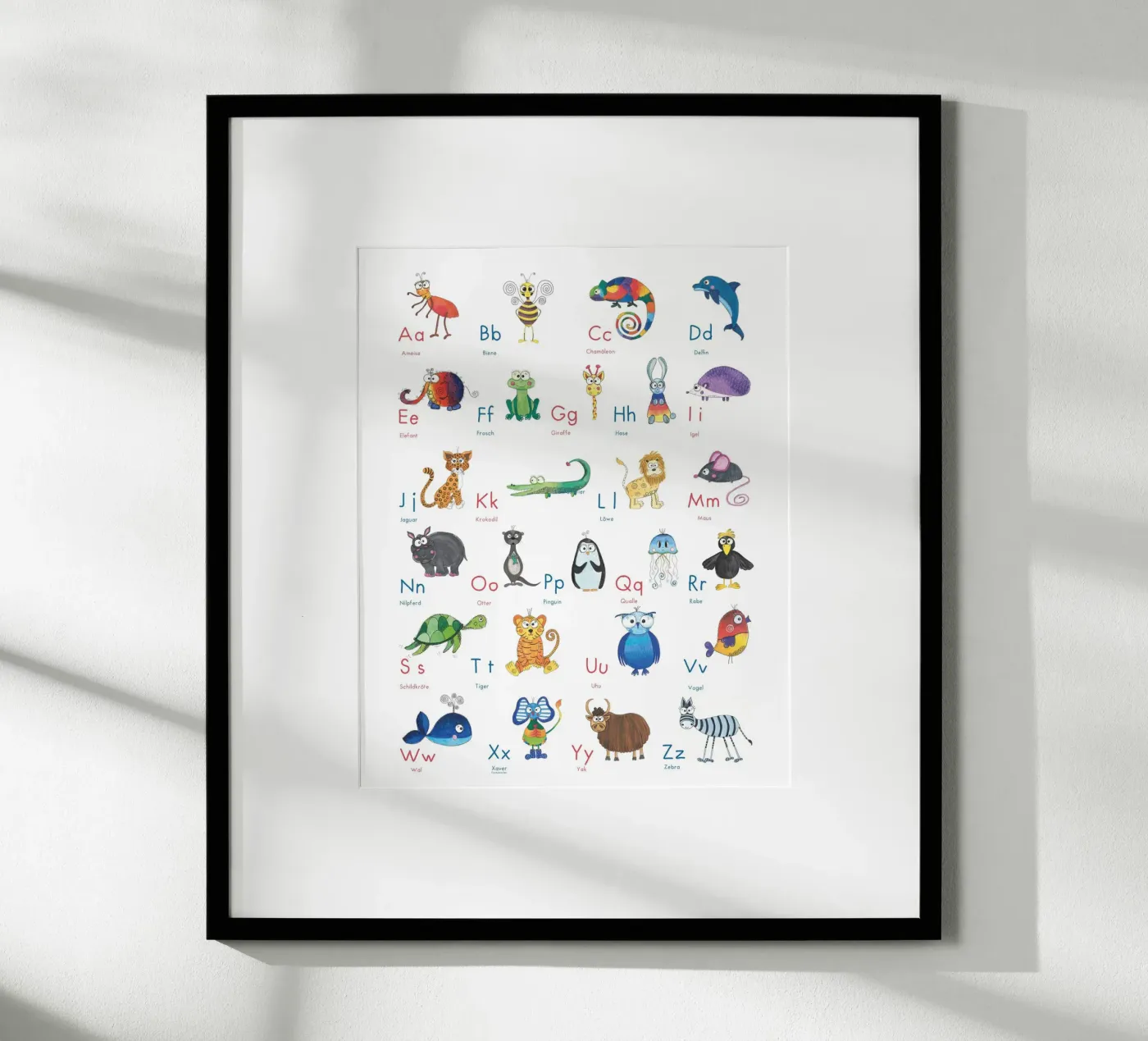 TIER ABC poster da Inge Hauser Illustration