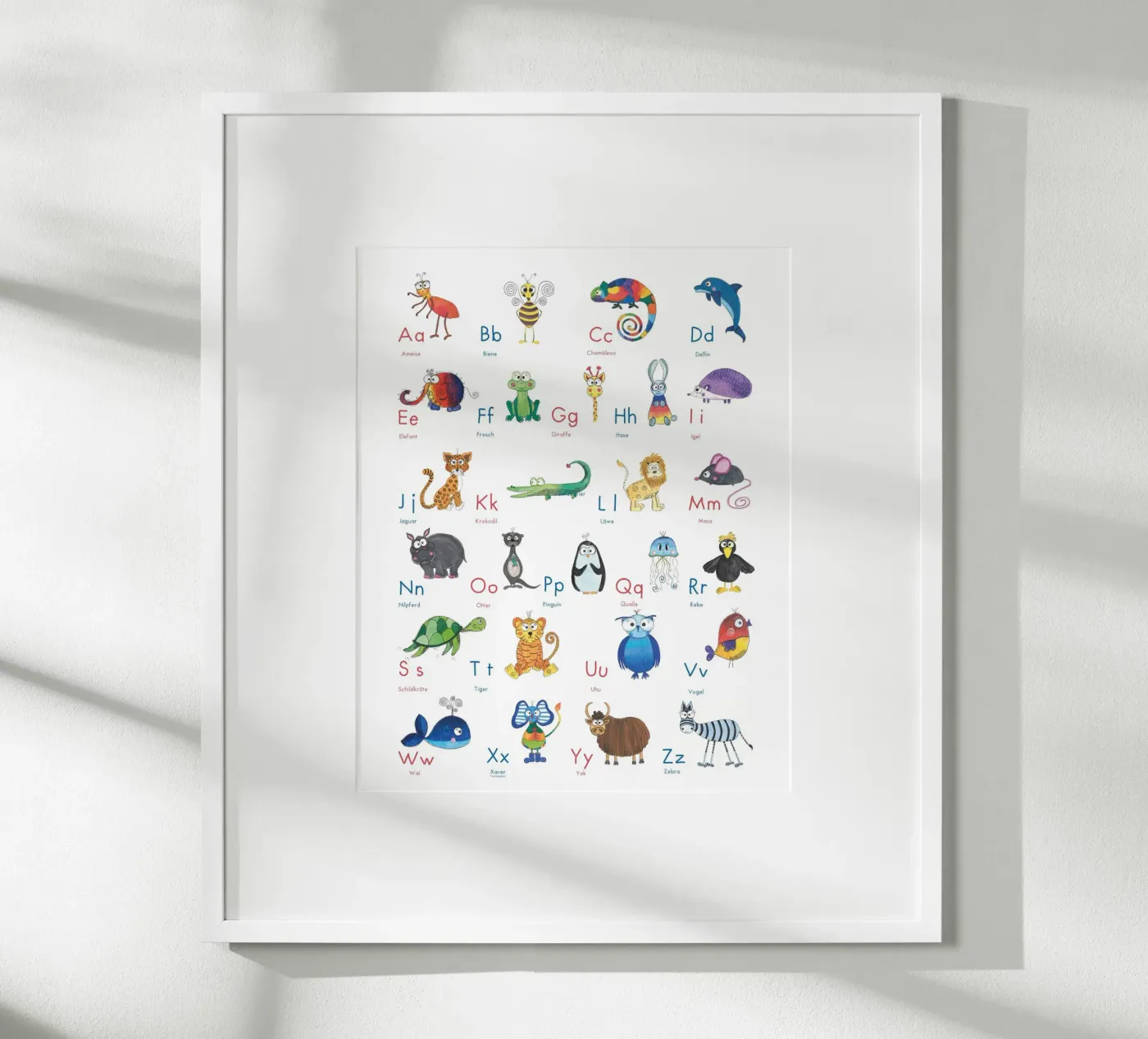 TIER ABC poster da Inge Hauser Illustration