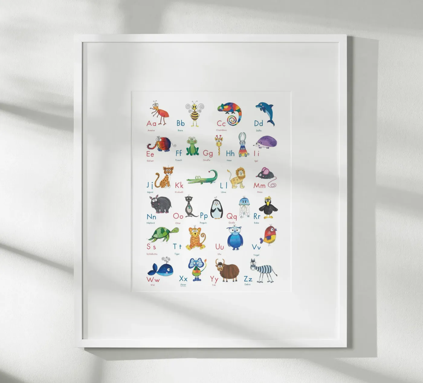 TIER ABC poster da Inge Hauser Illustration