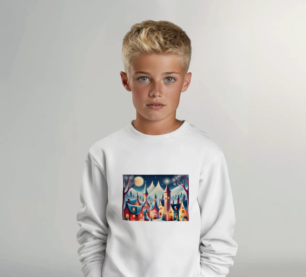 Natale 6 felpa bambino da Rezh creations