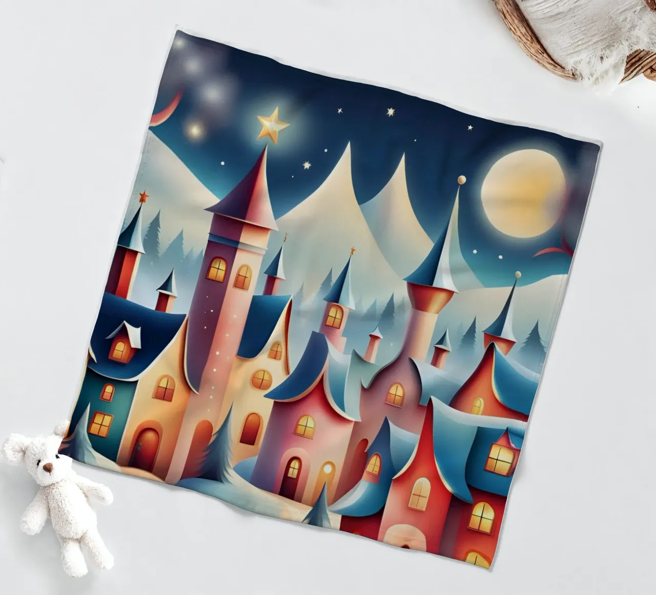 Christmas 6 fleece blanket by Rezh creations