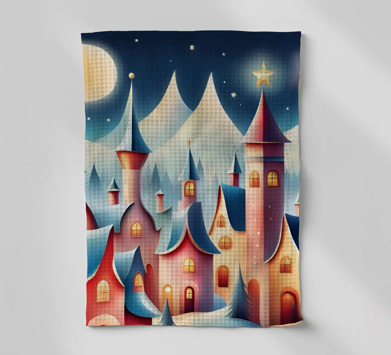 Christmas 6 tea towel by Rezh creations