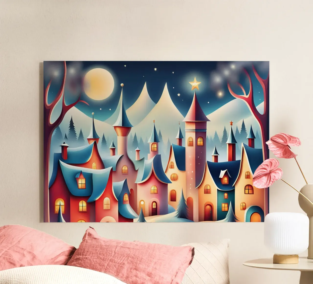 Christmas 6 acrylic glass by Rezh creations