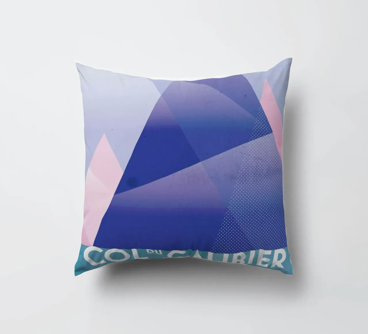Col du Galibier decorative cushion by Benjamin Andresen