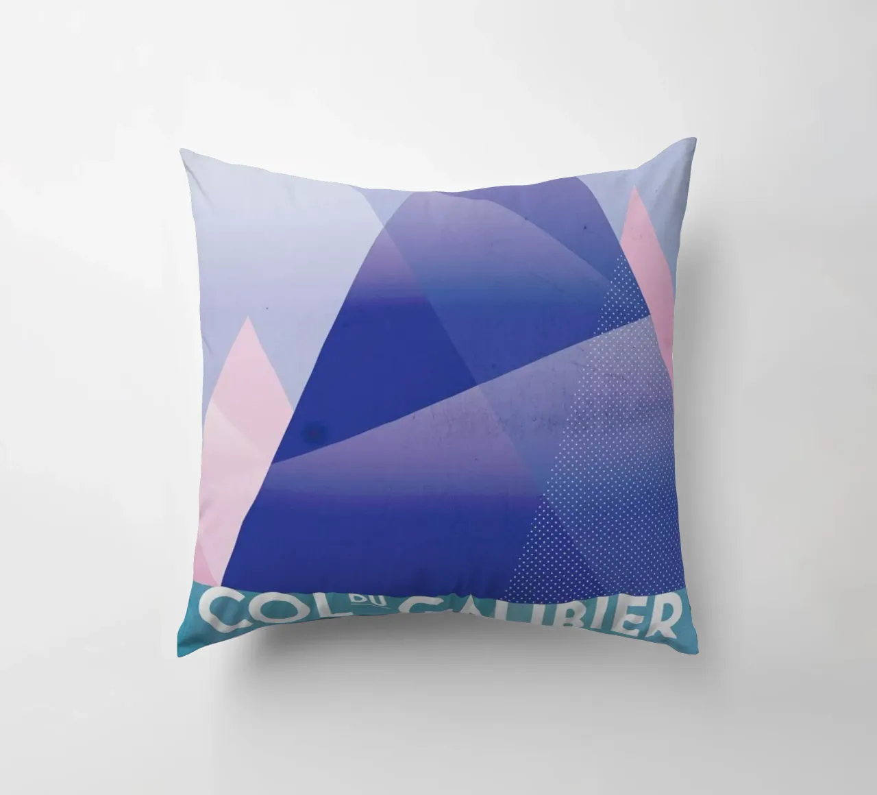 Col du Galibier decorative cushion by Benjamin Andresen