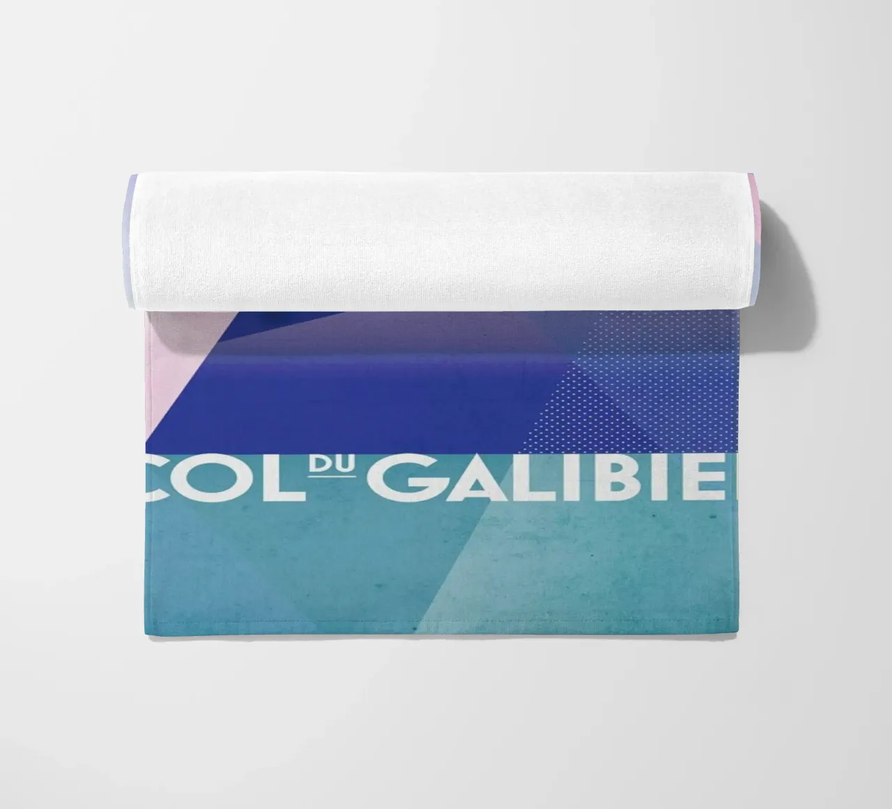 Col du Galibier beach towel by Benjamin Andresen