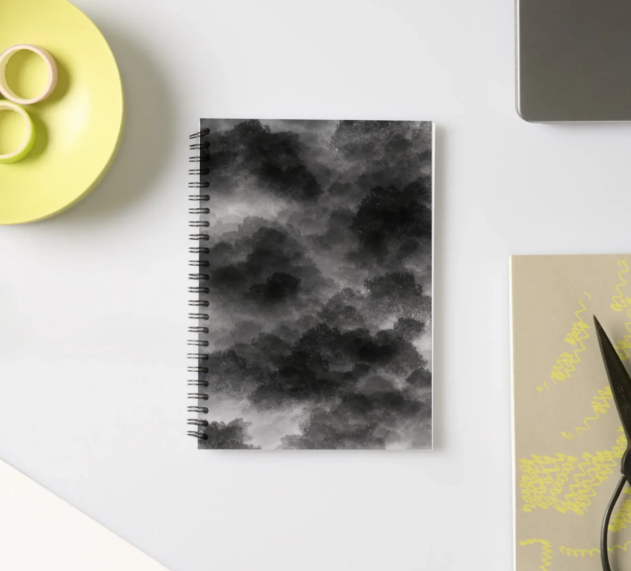 Forest of Clouds 2 spiral notebook by Studio B