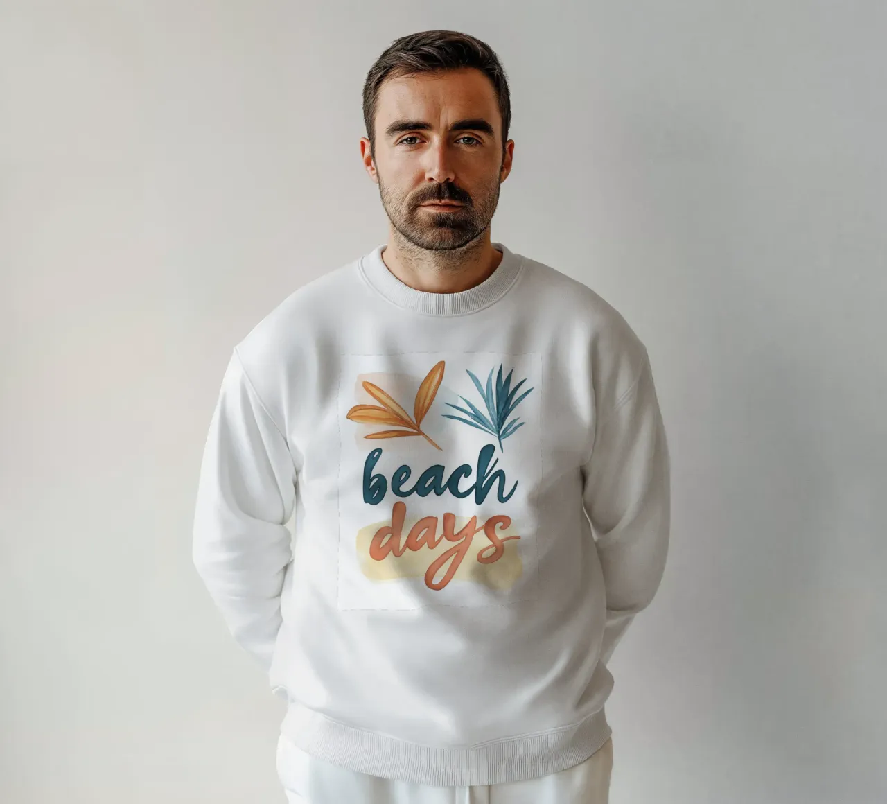 Beach Days (Version No 1) felpa da treechild