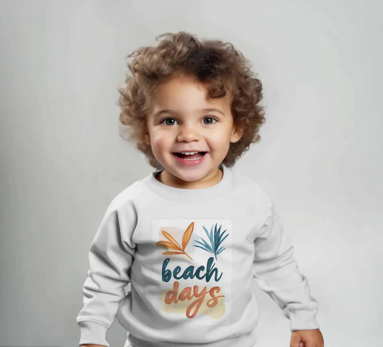 Beach Days (Version No 1) felpa neonato da treechild