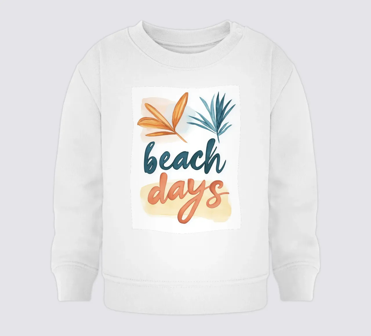 Beach Days (Version No 1) felpa neonato da treechild