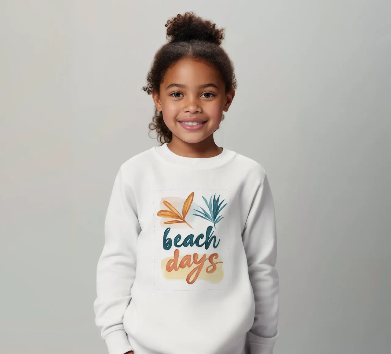 Beach Days (Version No 1) felpa bambino da treechild