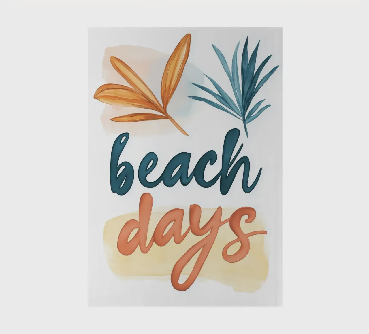Beach Days (Version No 1) notebook by treechild