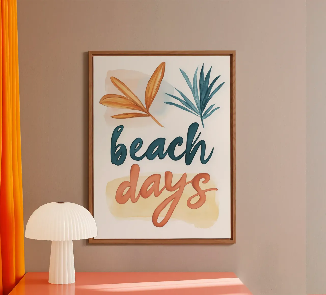 Beach Days (Version No 1) alluminio dibond da treechild