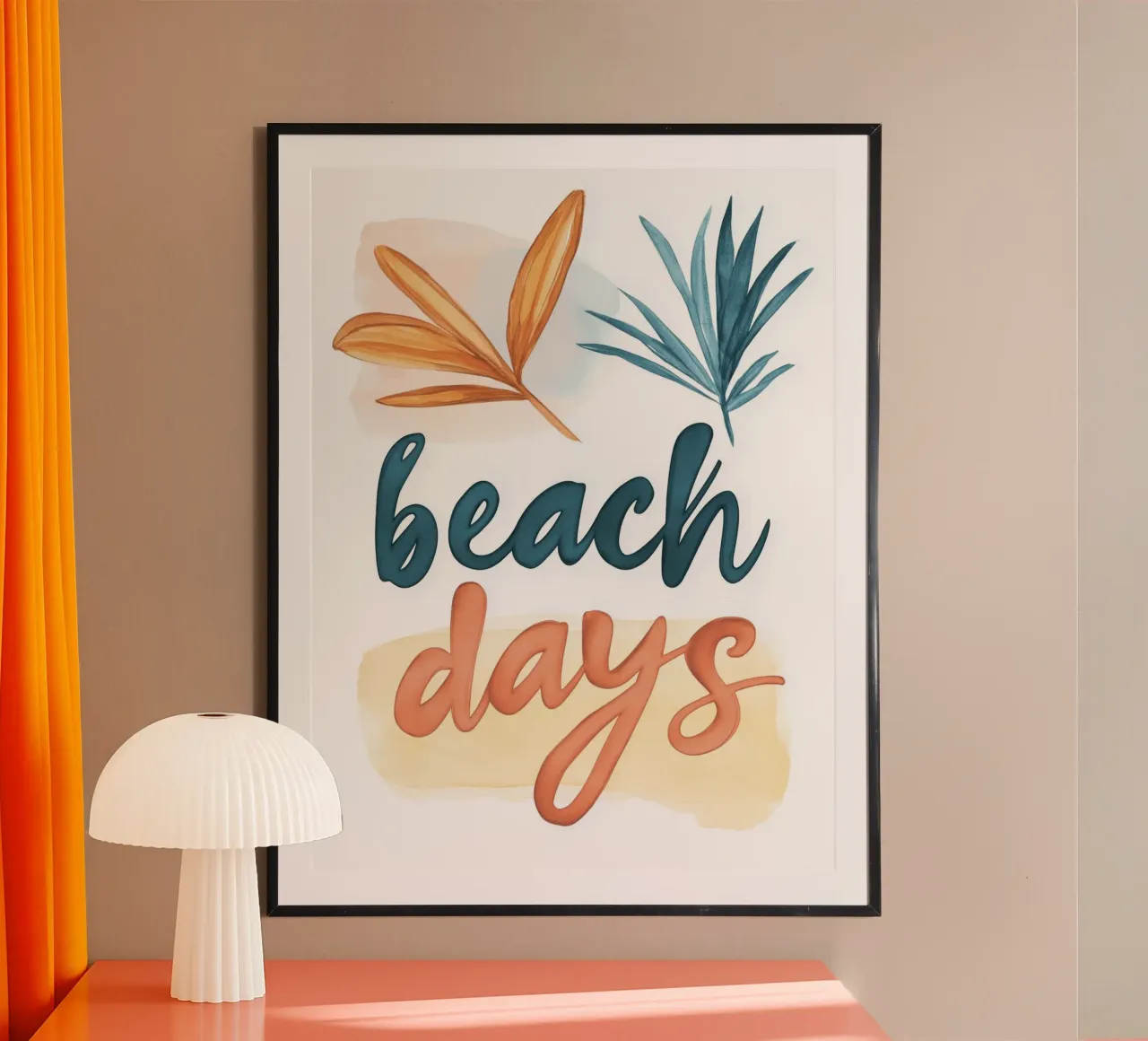 Beach Days (Version No 1) carta hahnemühle da treechild