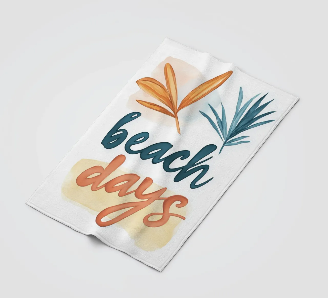 Beach Days (Version No 1) coperta in pile da treechild