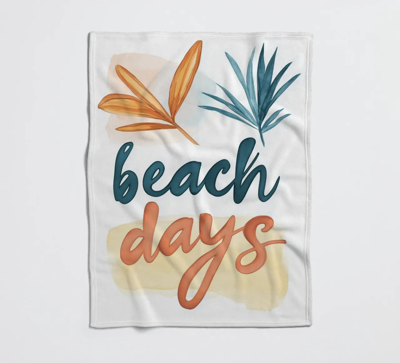 Beach Days (Version No 1) coperta in pile da treechild