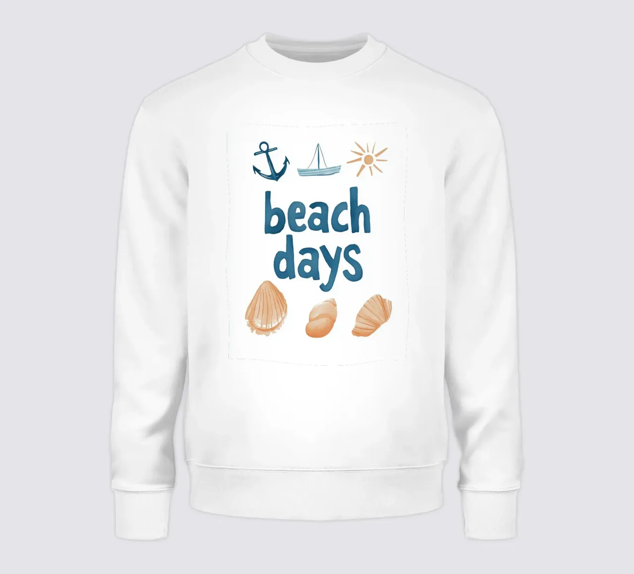 Beach Days No 2 felpa da treechild