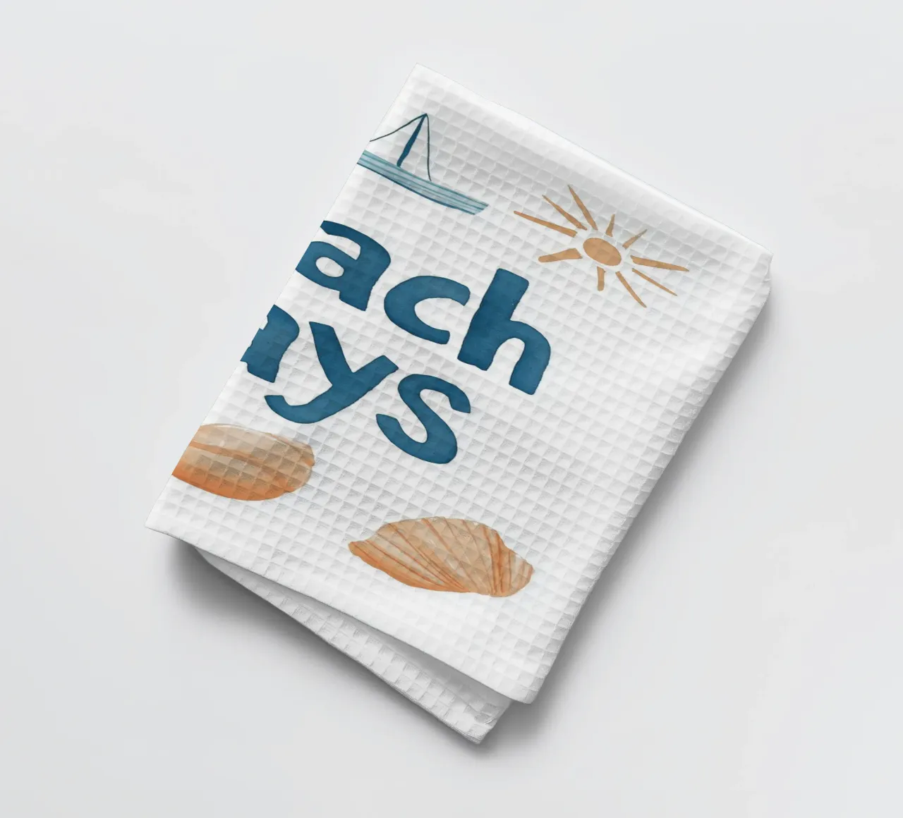 Beach Days No 2 canovaccio da cucina da treechild