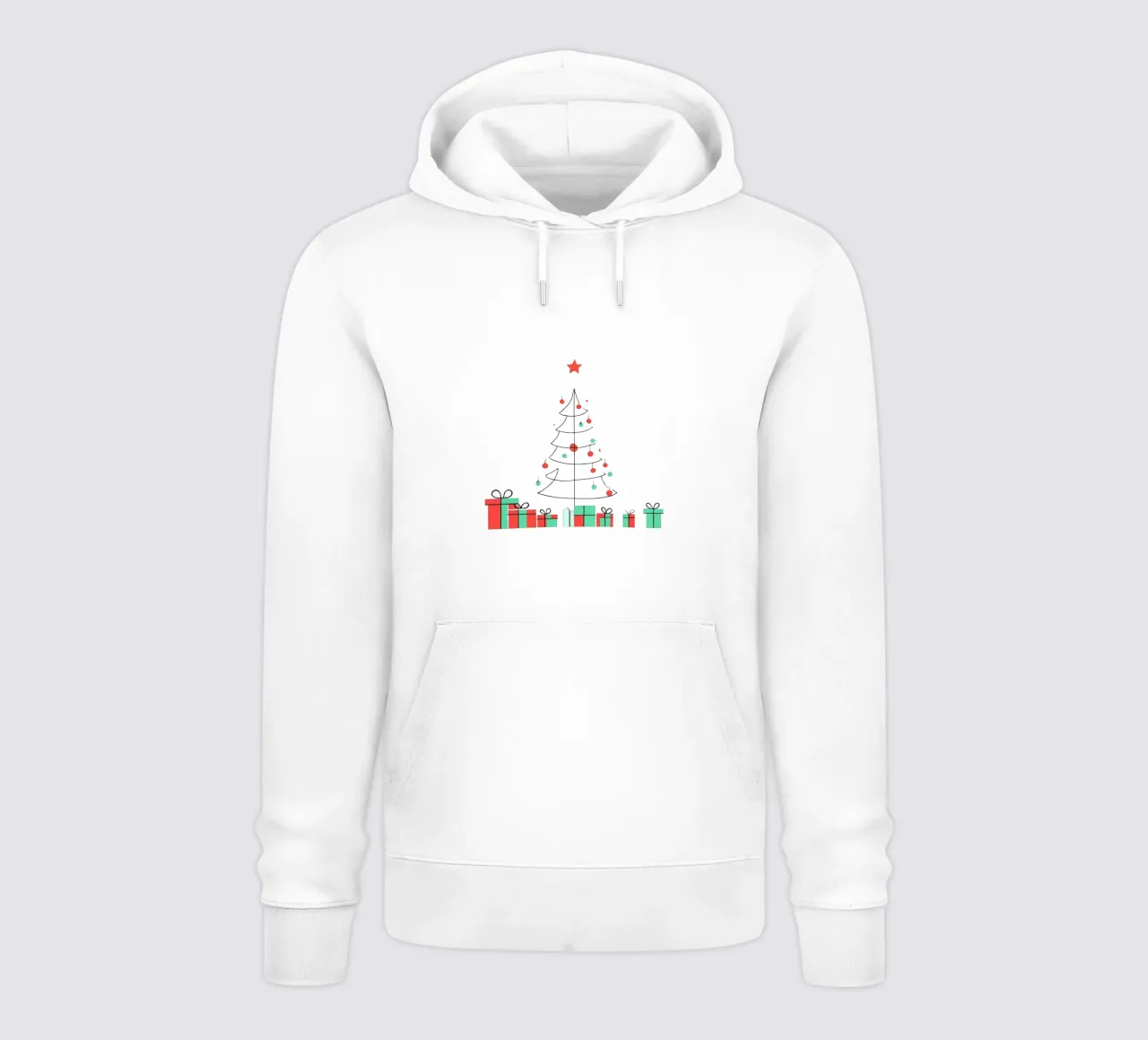 Noel minimalista 2 felpa con cappuccio da Rezh creations