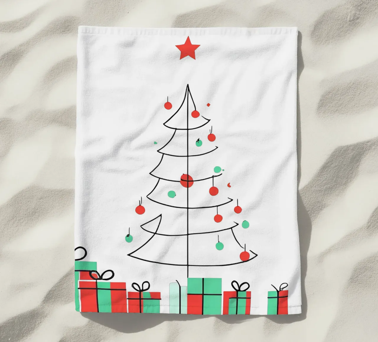 Noel minimalista 2 telo mare da Rezh creations