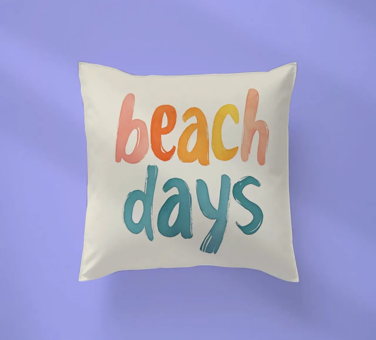 Beach Days No 3 cuscino da treechild