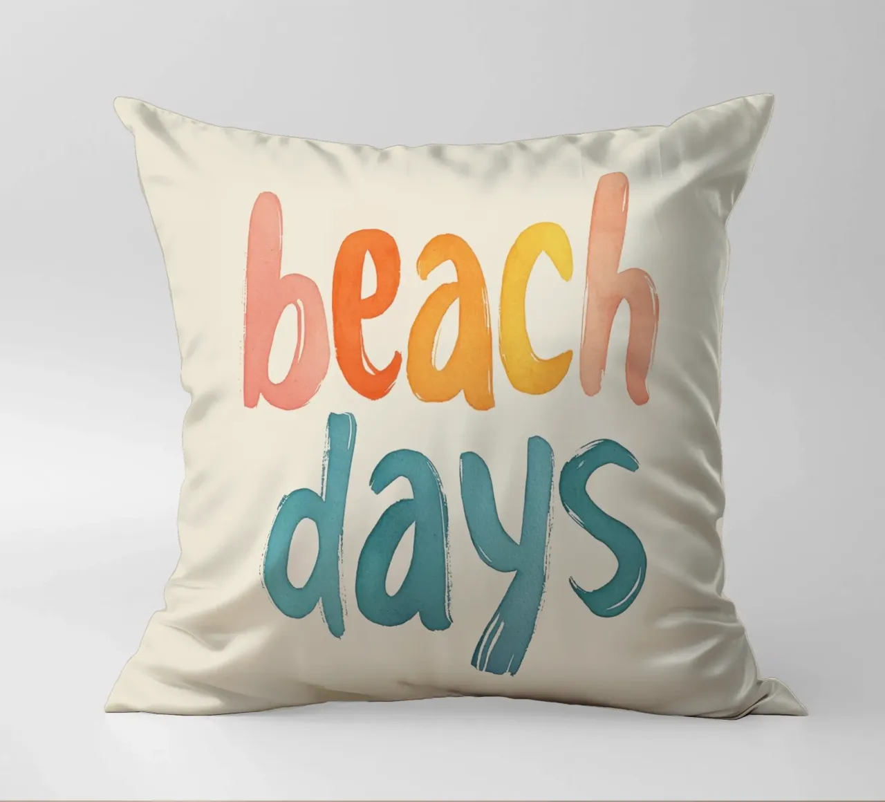 Beach Days No 3 cuscino da treechild