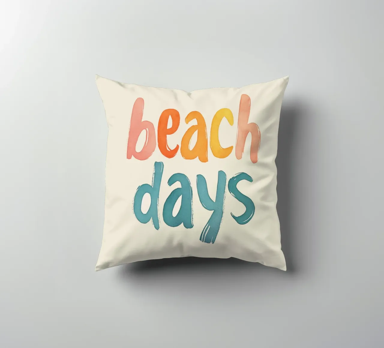 Beach Days No 3 cuscino da treechild
