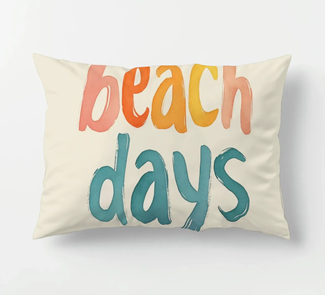 Beach Days No 3 cuscino da treechild