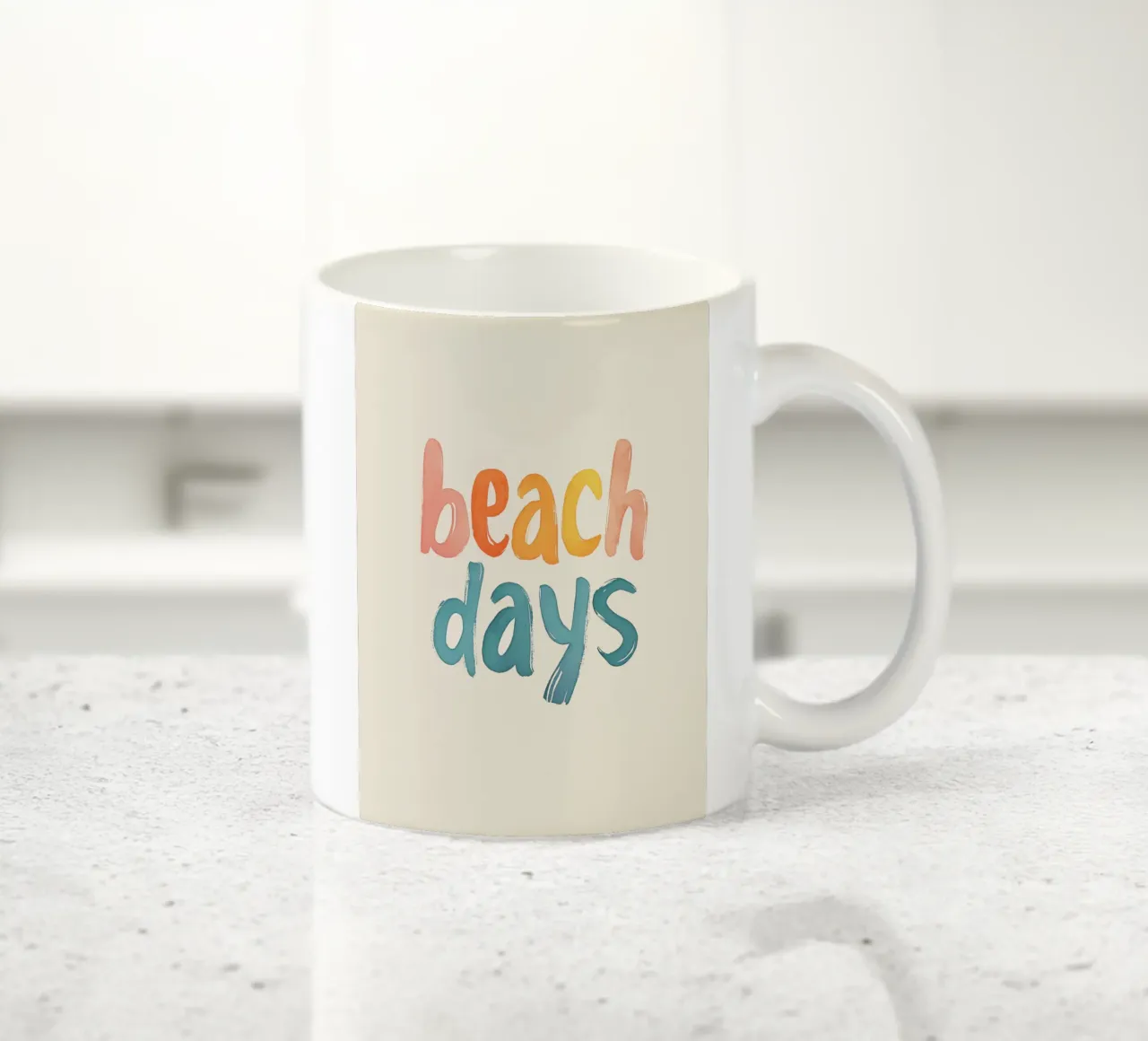 Beach Days No 3 tazza in ceramica da treechild