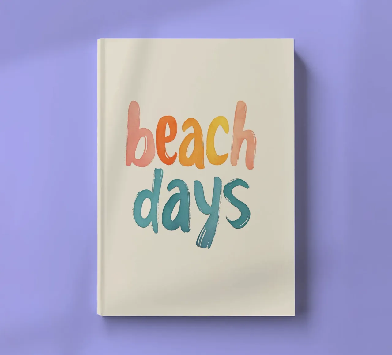 Beach Days No 3 notebook by treechild