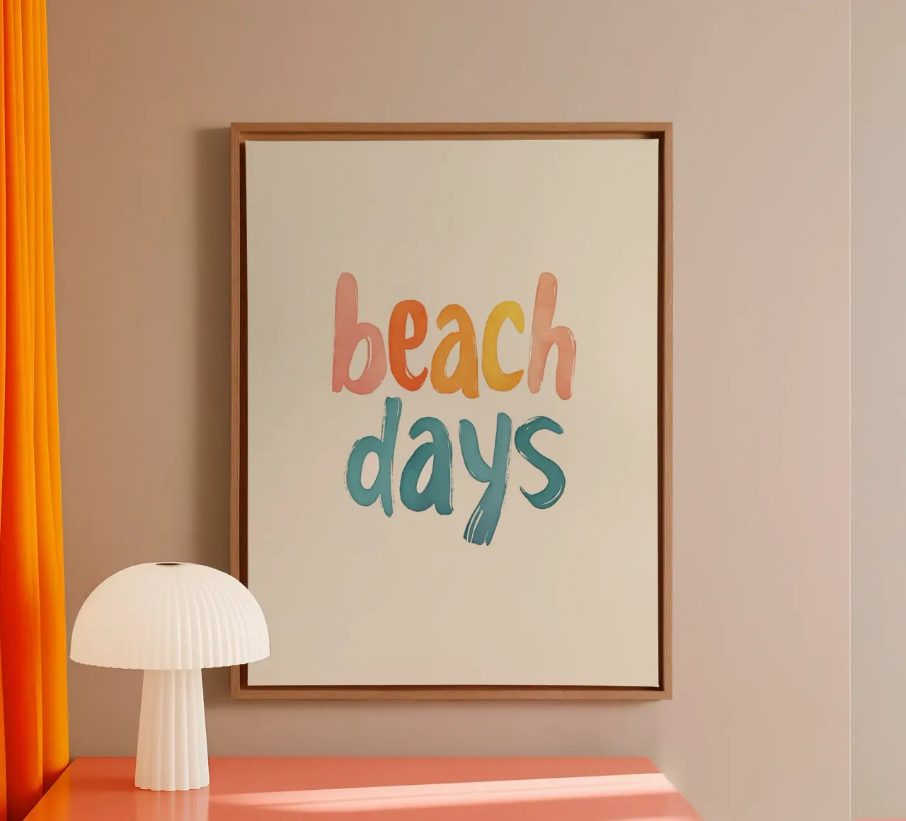 Beach Days No 3 canvas by treechild