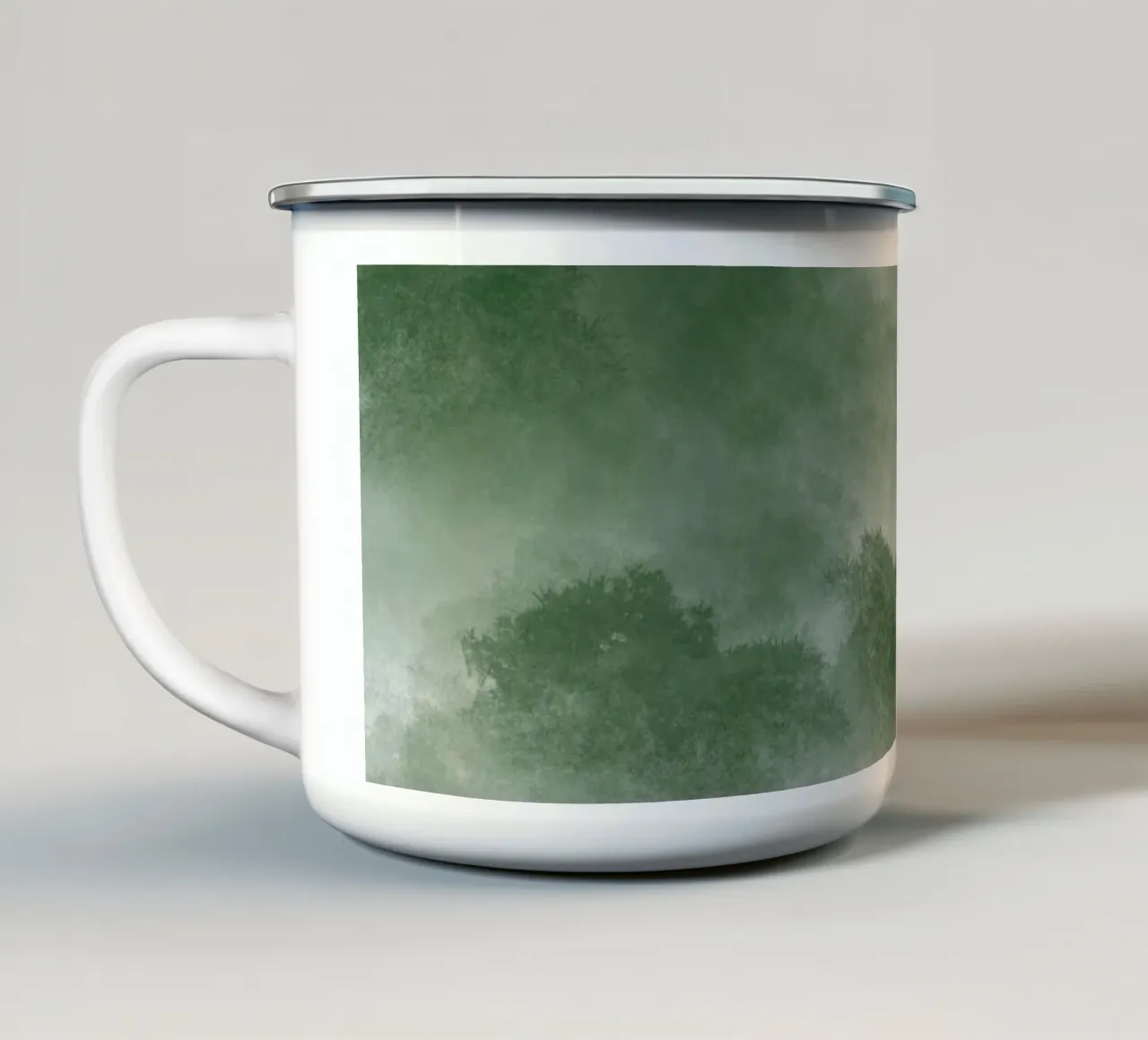 Foresta di nuvole 4 tazza in smalto da Studio B